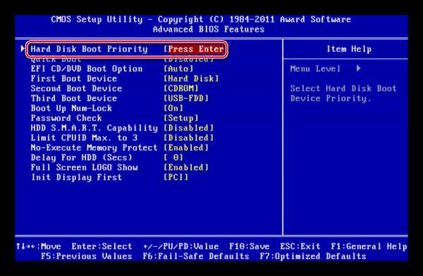 Как в bios установить приоритет загрузки с флешки – BIOS USB ?