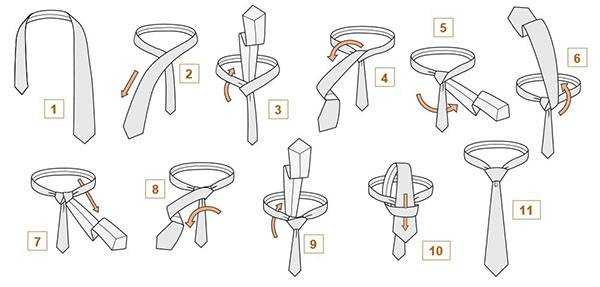 Как завязать галстук можно – Как завязать галстук: пошаговая инструкция