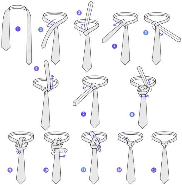 Как завязать галстук пошагово двойным узлом – пошаговая инструкция с фото и видео