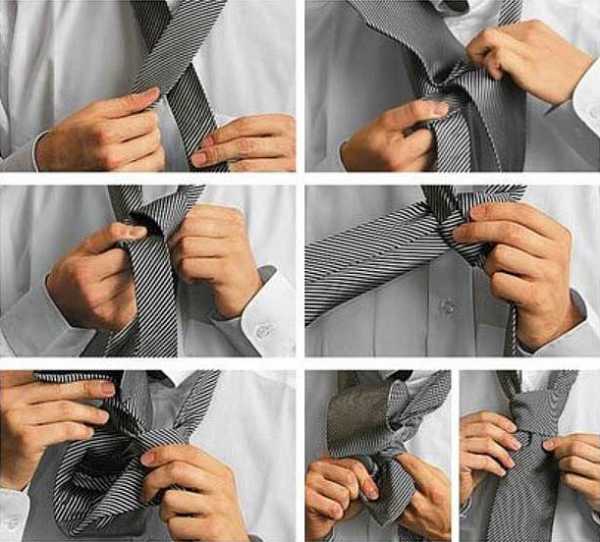 Как красиво завязать галстук мужчине пошагово фото для начинающих в домашних условиях