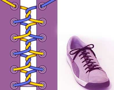 Как завязать прикольно шнурки на кедах – . , , ...