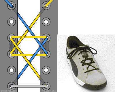 Как завязать прикольно шнурки на кедах – . , , ...