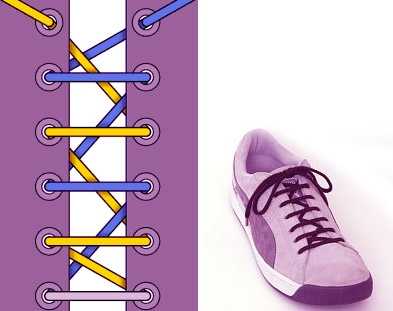 Как завязать прикольно шнурки на кедах – . , , ...