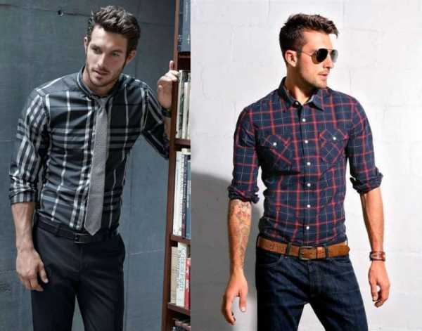 Клетка мужская рубашка – Рубашки в клетку – основной элемент мужского гардероба