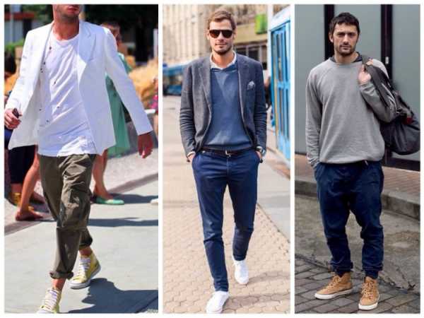 Мужские брюки с кроссовками – С чем мужчинам носить кроссовки, кеды, сникерсы. Фото и полезные советы