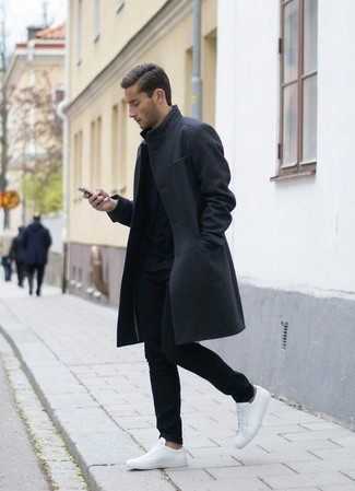 Мужское пальто серое с чем носить фото – пальто-бушлат, головной убор, серое, какую шапку носить, черное