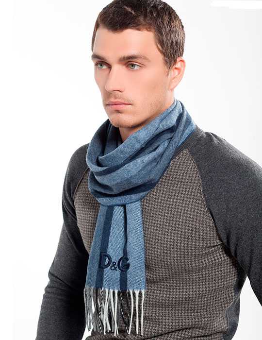 Мужской шарф стильный – брендовые шарфы осень-зима, как модно повязать