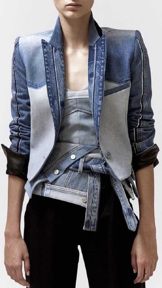 Пиджаки из джинсовой ткани – женские модели, с чем носить, короткие жакеты