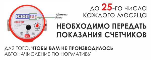 Показания счетчика воды когда передавать – Как передать показания счетчика воды? - Дом и быт