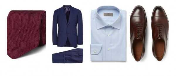Рубашки к синему костюму – выбираем рубашку, галстук и туфли