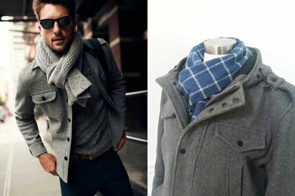 Шарф мужской с пальто – Как и с чем носить мужской шарф, фото