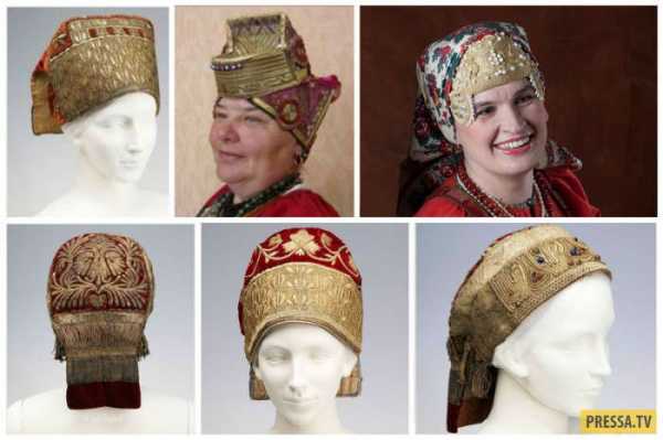 Старинные женские головные уборы на руси – (21 )