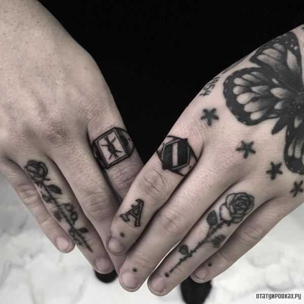 Татуировка перстень на пальце среднем – Значение татуировки перстень на пальце