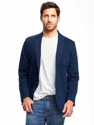 Темно синий пиджак мужской – как и с чем носить?