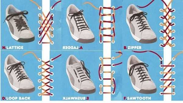 Завязать кроссовки – как правильно зашнуровать обувь с бантиком или без, описание необычных методыов, видео инструкция